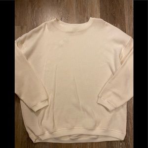 NWT Aerie waffle knit sweater